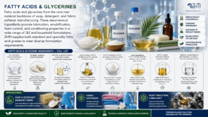 Fatty acids and glycerines INGREDIENTS